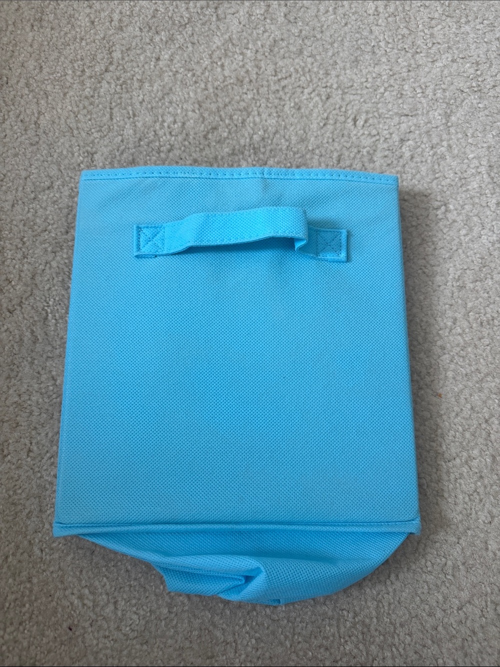 Blue Cloth Storage Cube
